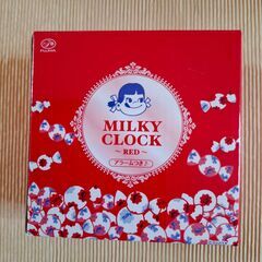 不二家　ペコちゃん ミルキークロック　目覚まし時計の画像