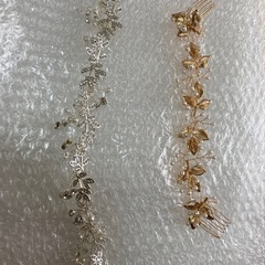 ウエディング　ヘアアクセ　ベルト