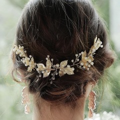 ウエディング　ヘアアクセ　ベルトの画像