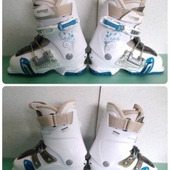 ●2) HANSON SPORTS ハンソン Butteyfly SOFT WALK ＋ GRIP SYSTEM FLEX 50 スキーブーツ 293mm 24-24.5cm  スキー靴 中古 ③の画像