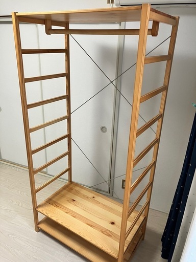 無印良品　オープンユニットシェルフ・ワードローブ