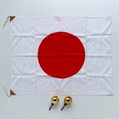 三越謹製 日本国旗 国旗球 昭和レトロ ジャンク品 国旗玉 金球...