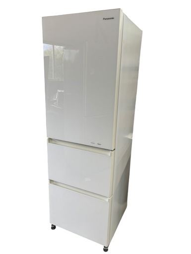 NO.1874 【2018年製】 Panasonic ノンフロン冷凍冷蔵庫 NR-C37HGM-W形 365L キッチン家電 家電 中古