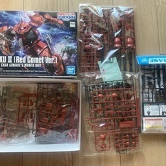 【新品】【ガンプラ】機動戦士ガンダム THE ORIGIN HG 1/144 MS-06S シャア専用ザク2 赤い彗星Ver.＜プラモデル＞の画像