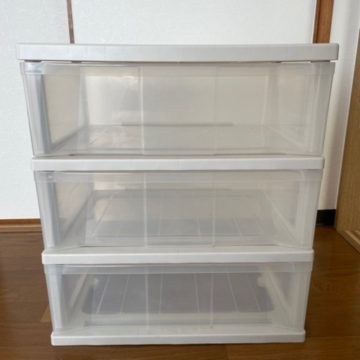 【決まりました】収納ケース 3段