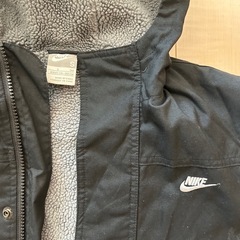 NIKEボアコート黒130-140cmの画像