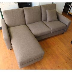 ニトリ　カウチソファ3人掛け　CA2 BD-BE ♪ニトリ カウチソファ CA2 3人掛け 札幌♪