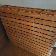木製2段ベッドの画像