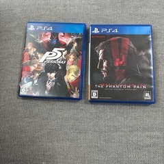 PS4 ゲームソフト2つ