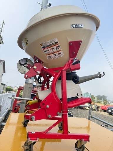 岩手　ササキ ブロードキャスター CF303 無線リモコン付き　肥料散布機 ブロキャス キャスター 東北 中古品　動作確認済み