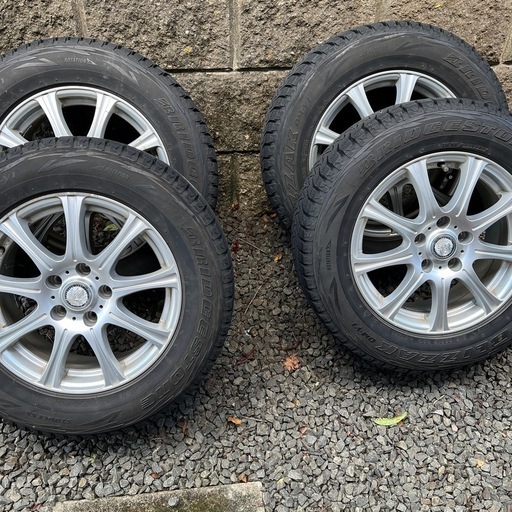 アルミホイール、BSスタッドレス16インチ4本セット