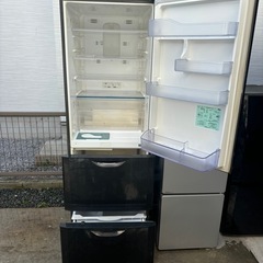 三菱370L冷蔵庫の画像