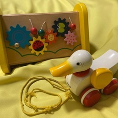 木のおもちゃ　2点　ベビー　こども　BRIO 1歳　2歳