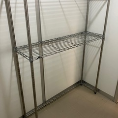 銀ラック　スチールシェルフ