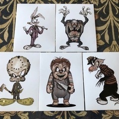 ルーニートゥーンズ ホラーステッカー　TERROR TOONS