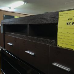 【ジャングルジャングル深井店】★TV台 ダークブラウン ブラウン  収納家具 家具 クリーニング済 堺市 深井 【FU1177】の画像