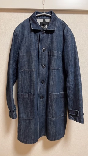 【希少】ノースフェイス ウインドストッパー インディゴ デニムコート M