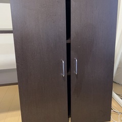 【取引中】ニトリ カラーボックスセット｜扉付きの画像