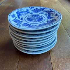  骨董 伊万里？ 
古い印判皿 1枚¥2000の画像