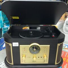リモコン付き動作チェックOK！　ヤマゼン　Qriom　マルチレコードオーディオプレイヤー　MRP-M100CR　2019　【ジャングルジャングル堺初芝店】　堺市（東区　西区　北区　南区　堺区　美原区）高石市　泉大津市　忠岡町　和泉市　松原市　大阪狭山市の画像