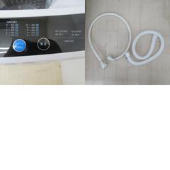 A-Stage (エーステージ) 全自動電気洗濯機 AS-WM50WT-100 5.0kg 2021年製 ホワイト簡易乾燥機能付 一人暮らし 洗浄・除菌済みの画像