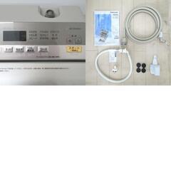 Panasonic (パナソニック) 洗濯機 全自動電気洗濯機 NA-FA80H6 8.0kg 2019年製 シャンパン 簡易乾燥機能付 洗浄・除菌済みの画像