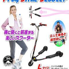 ３輪キックボード「フロッグスクーター」キックスケーターの画像