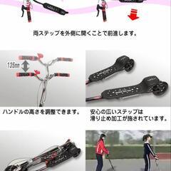 ３輪キックボード「フロッグスクーター」キックスケーターの画像