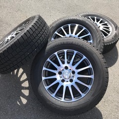 2022年製　イボイボ残りスタッドレス DUNLOP WINTER MAXX 205/65R15 ホイールP.C.D.114.3