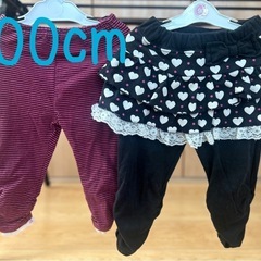 女子ズボン90〜100㎝5点の画像