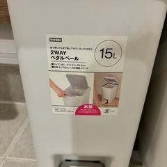 ゴミ箱+ハンガーピンチ
の画像