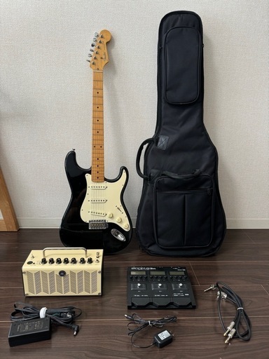 中古 Fender Japan ST-STD/BLK +アンプ+エフェクター