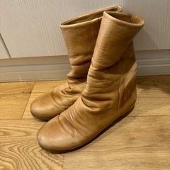 イノヴォ INUOVO　ショートブーツ　キャメル