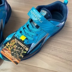 【新品】スーパースター バネのチカラ キッズシューズ21cmの画像