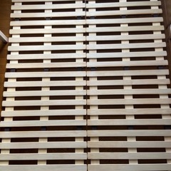 ニトリ　すのこベッド　ダブル