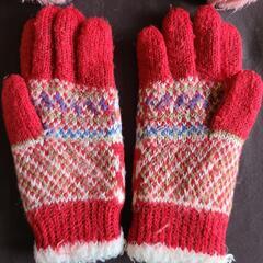 女の子　手袋　マフラー　セットの画像