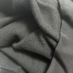 裏起毛スウェット上下セット メンズMサイズ レディースLサイズ 黒の画像