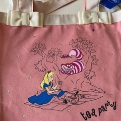 【未使用】ディズニー Alice tea party  バッグ　