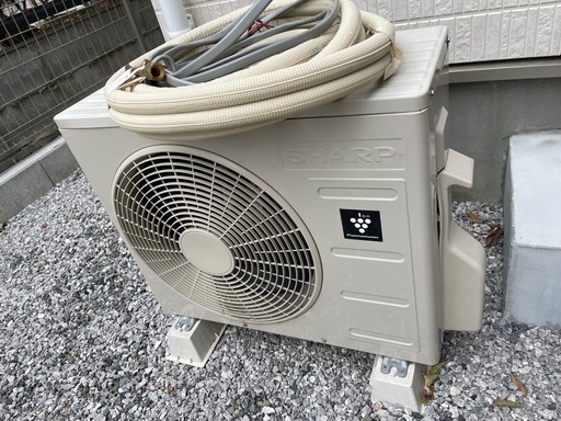 シャープ　プラズマクラスター　エアコン　6畳用　クリーニング済み