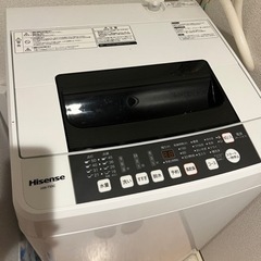 【取引中】2019年購入 ハイセンス全自動洗濯機[洗濯5.5kg...