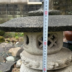 庭　灯籠　とうろう　庭石の画像