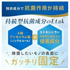 【新品】イータック 抗菌化スプレー2個セットの画像