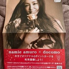 【レア非売品】25th　namie amuro × docomo オリジナルdポイントカードの画像