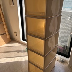 天馬　収納ボックス　白　5個セット