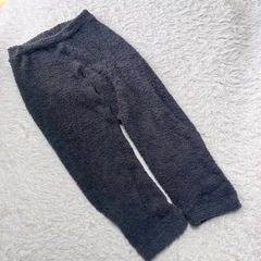 レディースLサイズ もこもこボア部屋着上下セット グレー　イオン トップバリュー の画像