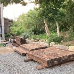 【格安枕木】カットや配送等お気軽にご相談ください。の画像