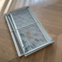 IKEA ホワイト棚　の画像