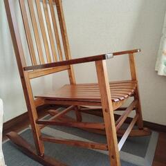 ☆美品☆木製ロッキングチェアの画像