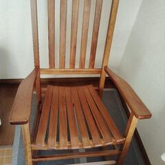 ☆美品☆木製ロッキングチェアの画像