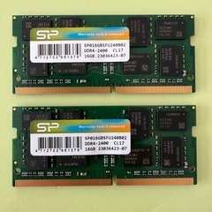 シリコンパワー　
メモリDDR4-2400(PC4-19200) 32GB(16GB×2) 260Pin 1.2V CL17